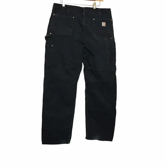 Vintage Carhartt B01 BLK 38x32 Double Knee Pants